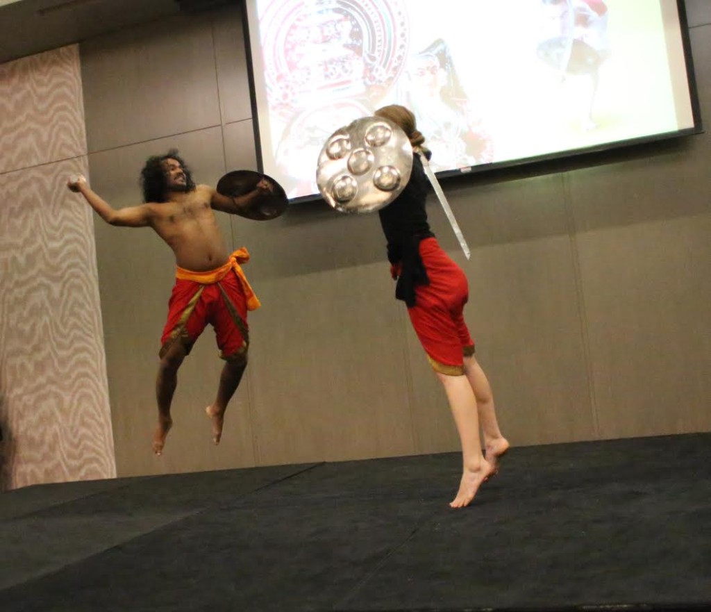 Kalaripayattu performance organised by Kerala Tourism at Palo Alto in California's Silicon Valley