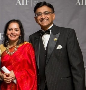 Nalini and Raj Sharma (Photo courtesy: AIF)