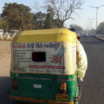 Ahmedabad_HAP Ad on AutoRickshaw-s