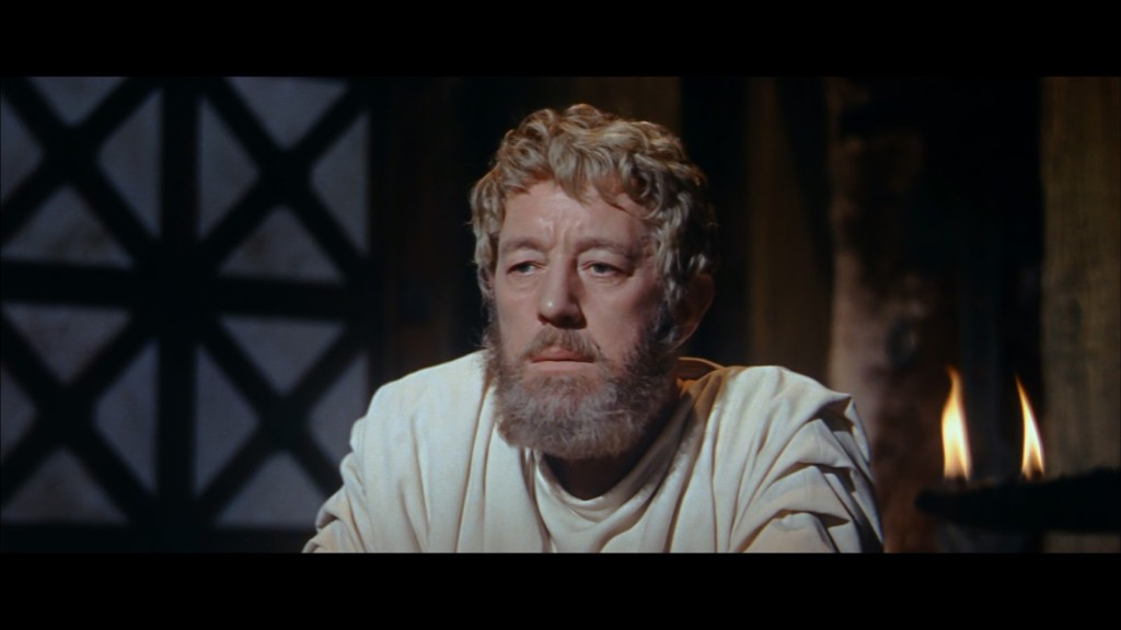 Emperor Marcus Aurelius, played by Alec Guinness, in "The Fall of the Roman Empire" (1964) 