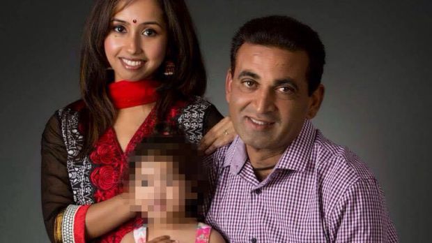 Dave Pillay and Tasmin Bahar were found dead in a house in Smithfield. Their daughter, 3, was found sleeping in the house at the time. Photo: Supplied (Photo courtesy: The Age)