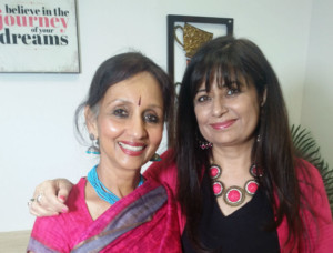 Jothi Raghavan (left) and Manju Sheth (Photo: INDIA New England News)