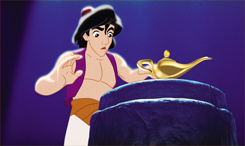 Aladdin and the Magic Lamp - the version we know from the 1992 Disney film