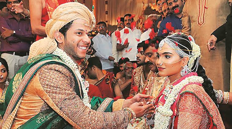 Gali Janardhan Reddy’s daughter Brahmani Reddy married Rajeev Reddy, son of Andhra businessman Panyam Vikram Deva Reddy, who has mining interests in Africa. (Photo courtesy: Indian Express)