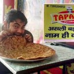 Tapasya Paratha-person eating