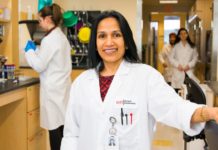 WPI Professor Reeta Rao Named Recipient of the 2018 SIMB Waksman Outstanding Teaching Award