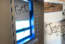 Hindus Appalled at Desecration of Hindu Temple in Louisville, Officials Call it “Cowardly” Vandalism and a Hate Crime