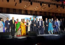 Sadhguru, Shankar Mahadevan, Kapil Dev and Preity Zinta at AAPI Annual Convention in Atlanta