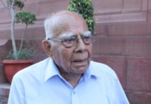 Jethmalani, a fierce opponent in court but friend outside