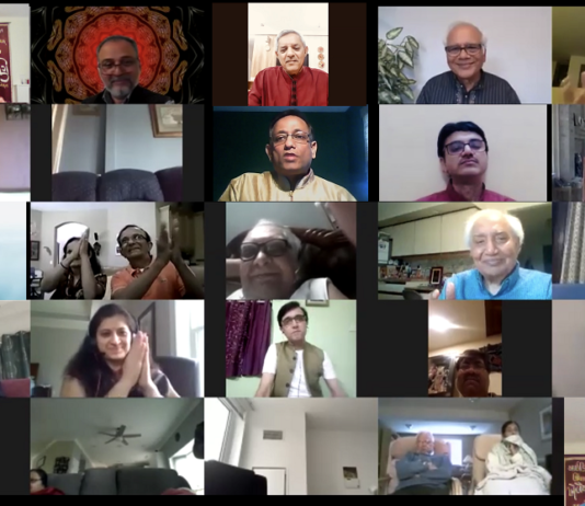 Gujarati E-Poetry event breaks the record on Zoom by 1,000 log ins