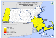 Massachusetts Drought Conditions Improve in Some Commonwealth Regions, Worsen in Others
