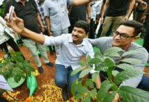Aamir Khan takes part in ‘Green India Challenge’