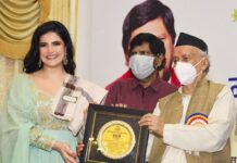 Maharashtra Government honors actress Zarine Khan, 34 others for Covid work