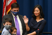 Michelle Wu sworn in as the Mayor of Boston