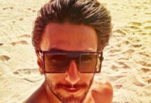 Ranveer Singh welcomes New Year with sun and sand