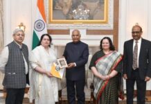 Prez receives first copy of compendium of Hazari Prasad Dwivedi’s writings