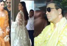 Ranbir-Alia wedding: Kareena, Karisma, KJo spotted arriving for ‘Mehendi’