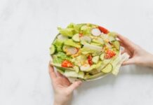 Refresh with bowl full of salad