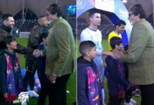 Big B meets Ronaldo, Messi before PSG vs Saudi All-Star XI match, netizens go crazy