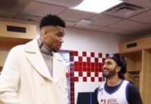 NBA star Antetokounmpo is glad Ranveer Singh played for his team