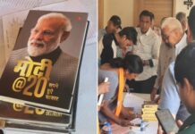 ‘Modi@20 Sapne Hue Sakar’ sells like hot cakes at BJP office in Jaipur