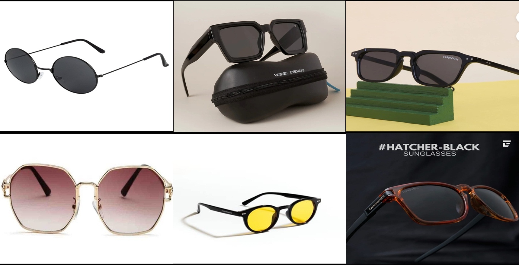 The Tinted Story, Full Rim Street Sunglasses