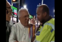 Cop ‘manhandles’ elderly Hindu priest in Leicester, video goes viral