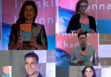 Twinkle unveils fourth book in the presence of Dimple, Akshay, KJo