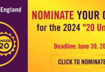 Nominations Now Open for 20 Under 20 Awards for 2024