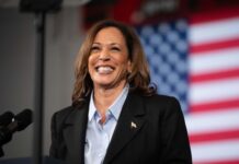 Biden says Harris has ‘ramrod’ backbone, moral compass of ‘saint’