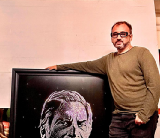 Mumbai artist’s diamond portrait of Ratan Tata to be sold for his charities