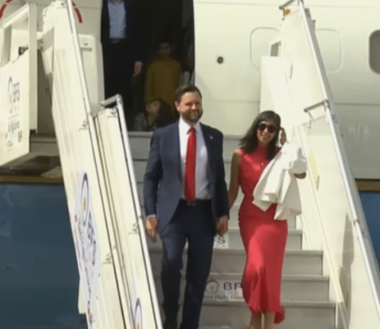 U.S. Vice President J.D. Vance Arrives in India with Family for Landmark Diplomatic Visit