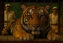 Bihar: Tiger Captured in Bagaha After Farmer’s Death, to Be Moved to Patna Zoo