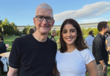 Navya Naveli Nanda, Armaan Malik Meet Apple CEO Tim Cook in Mumbai