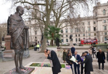 India Condemns Vandalism of Gandhi Statue in London; Police Launch Investigation