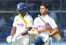 Jaiswal’s Unbeaten 173, Sudharsan’s 87 Power India to Commanding Start Against West Indies