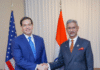 Jaishankar Meets U.S. Secretary of State Rubio on Sidelines of G7 in Canada