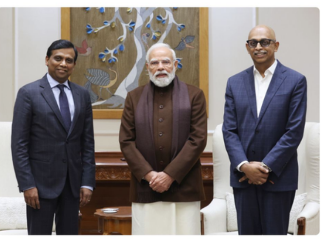 Top global CEOs meet PM Modi