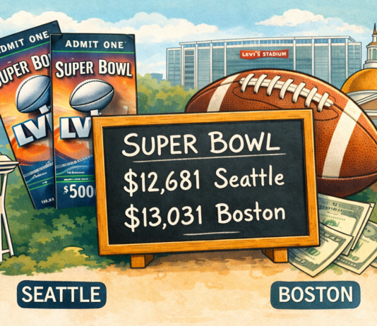 Heading to the Super Bowl Could Equal Months of Housing Costs for Seattle and Boston Fans