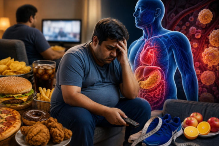 Processed Foods and Inactivity Driving India’s Metabolic Health Crisis, Doctor Warns